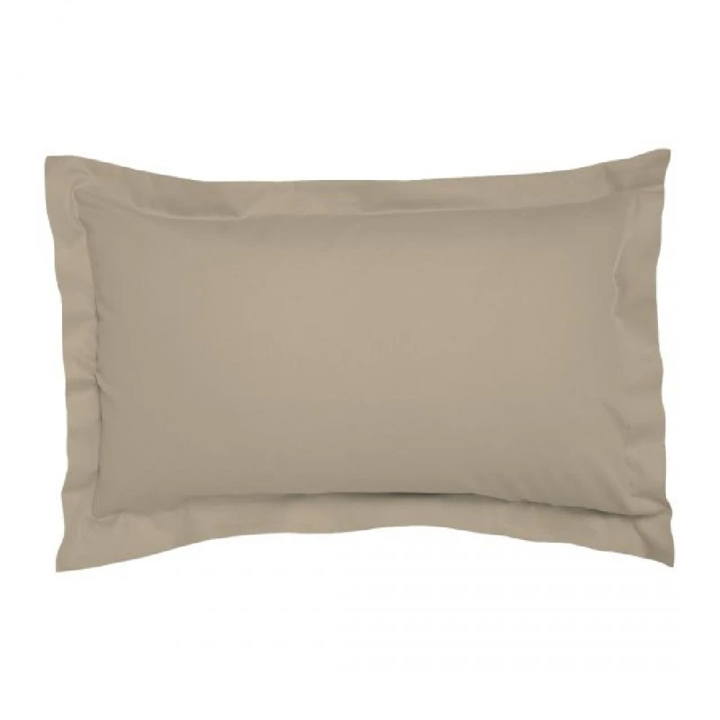 Едноцветна Калъфка за възглавница ТАУПЕ 50/70, 100% Памучен Сатен