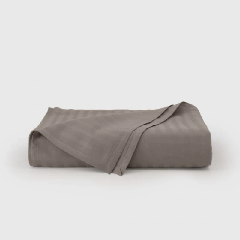 Долен чаршаф райе СЕВИЛЯ ЛУКС тъмно сиво, 150/260 см