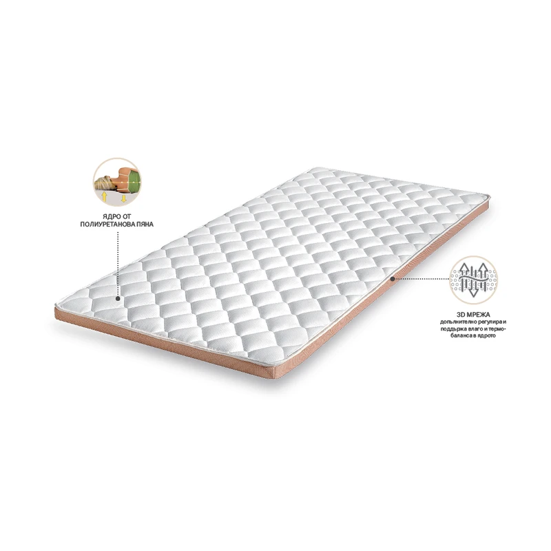 Топ матрак TED, Air Flex, 90x200