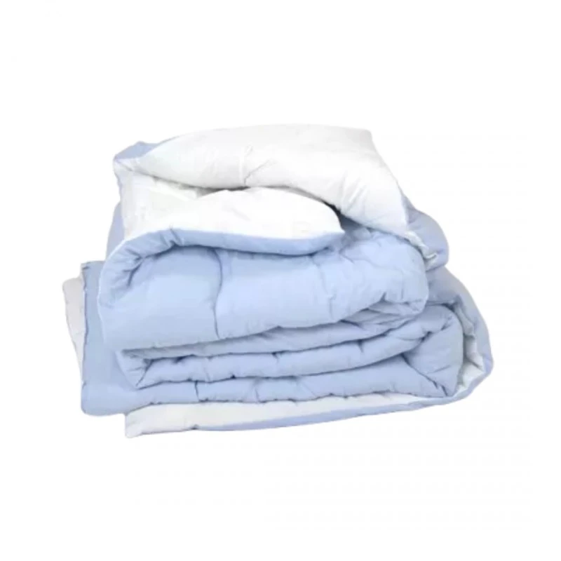 Олекотена завивка MODAL, 200х220, синьо-бял