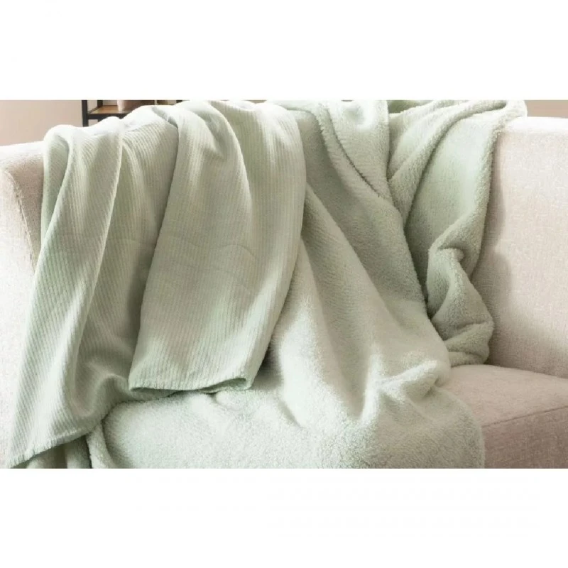 Одеяло CHENNIL SHERPA, 150х200, зелен