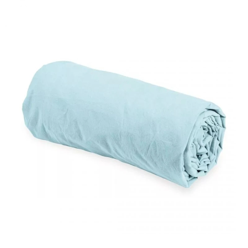 ЕЛАСТИЧЕН ЧАРШАФ С ЛАСТИК JERSEY BLUE 90/200