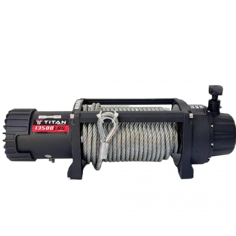 Лебедка TITAN ULTRA 13500 Lbs , 12V, електрическа, за пътна помощ и джип