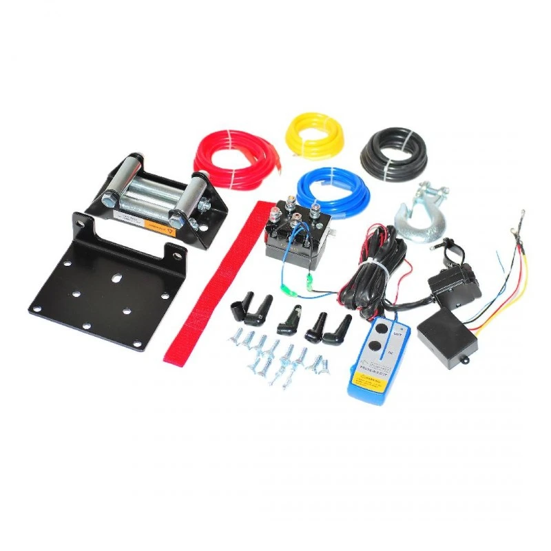 Лебедка Titan, 5000 либри, 12 V, електрическа - за ATV и лодки - 2500кг/5000 Lbs