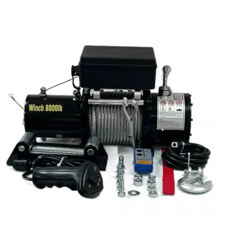 Лебедка 8000 lb (3630kg) ,Titan, електрическа - 12V / 5.5hp / 4.4kw