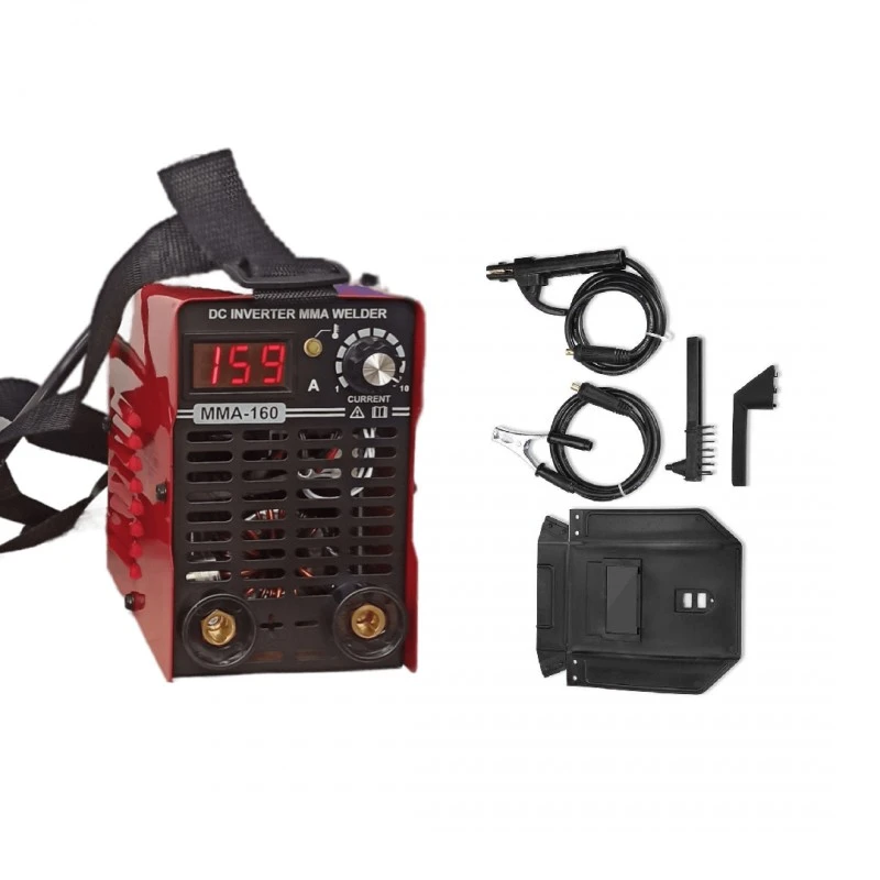 Инверторен електрожен Rudimpex, ММА160 SUPER MINI, 160 Ампера, 5.6 kVA