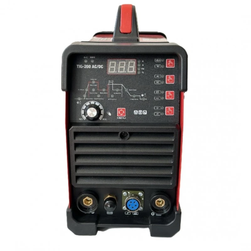 Синергичен аргонов апарат за алуминий TIG 200A, AC/DC, Pulse , ММА
