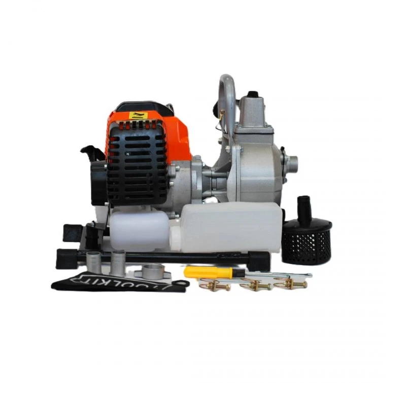 Бензинова Водна помпа , 1 цол, двутактов двигател 52 куб.см