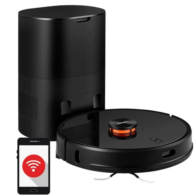 Lydsto R1 Pro, Сухо и Мокро почистване, Автоматична станция за отпадъжи, Черен