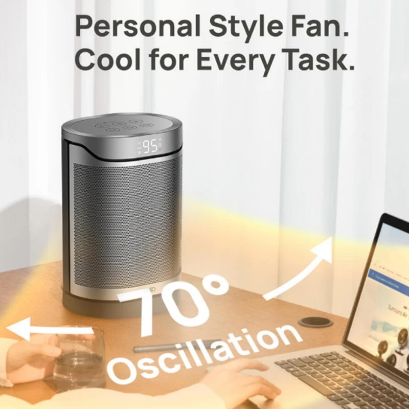 DREO Atom 318, 70° осцилация, 1500W, до 20 м2