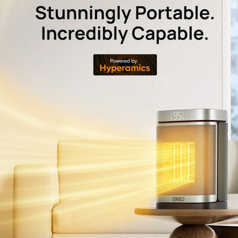 DREO Atom 318, 70° осцилация, 1500W, до 20 м2