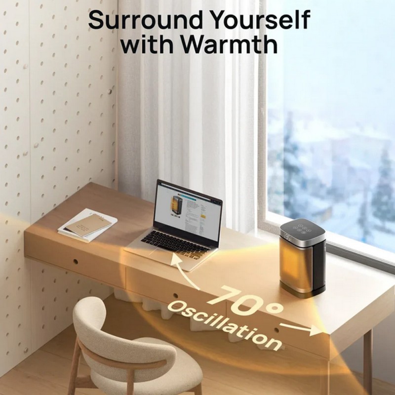 DREO Atom 318, 70° осцилация, 1500W, до 20 м2