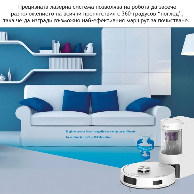 MAGNUM UP, Автоматичен контейнер за отпадъци, 20 000 Pa мощност