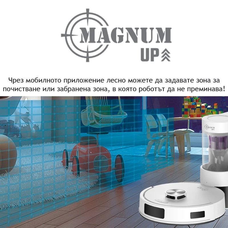 MAGNUM UP, Автоматичен контейнер за отпадъци, 20 000 Pa мощност