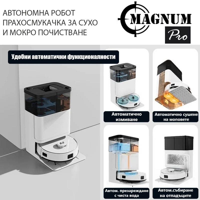 Magnum PRO, Автоматична станция за вода и самопочистване