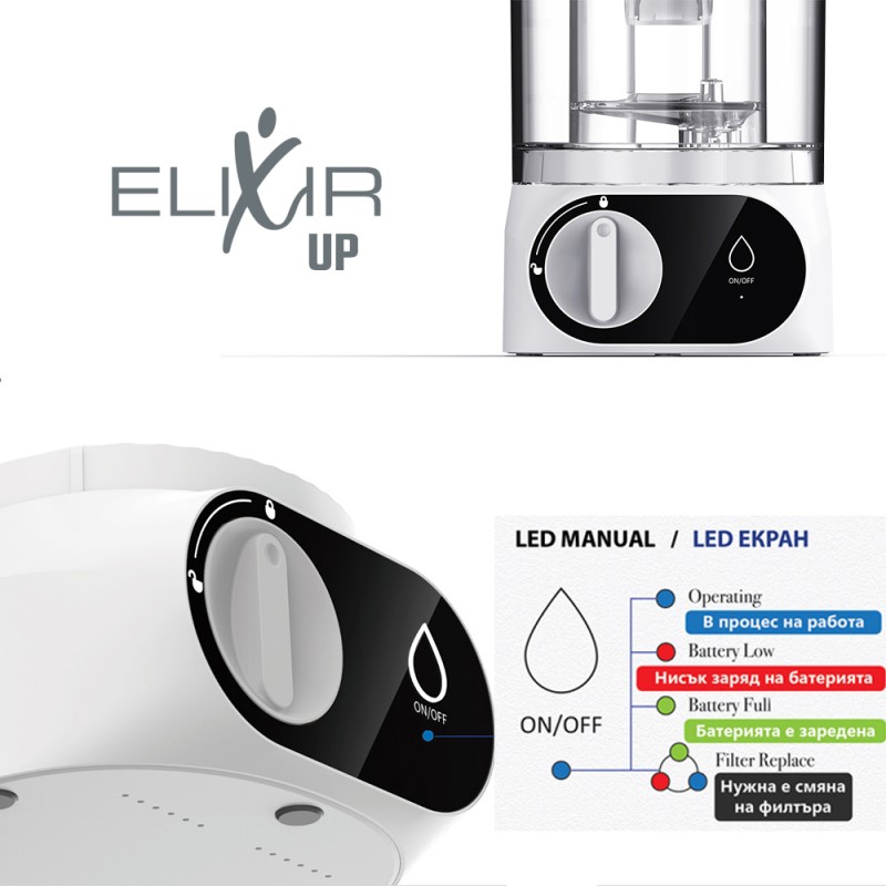 Автоматична кана за пречистване на вода Elixir UP, Композитен Nano филтър с карбонов слой