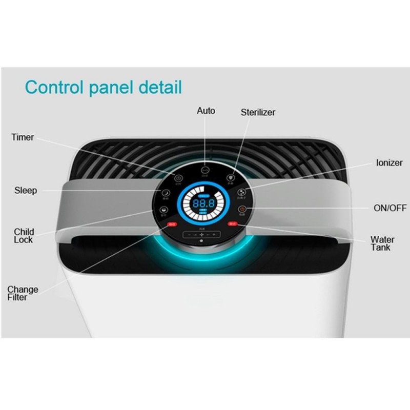 Oberon 488 WiFi HYBRID, И Овлажнител, до 60 м2, 7-степенна пречистваща система