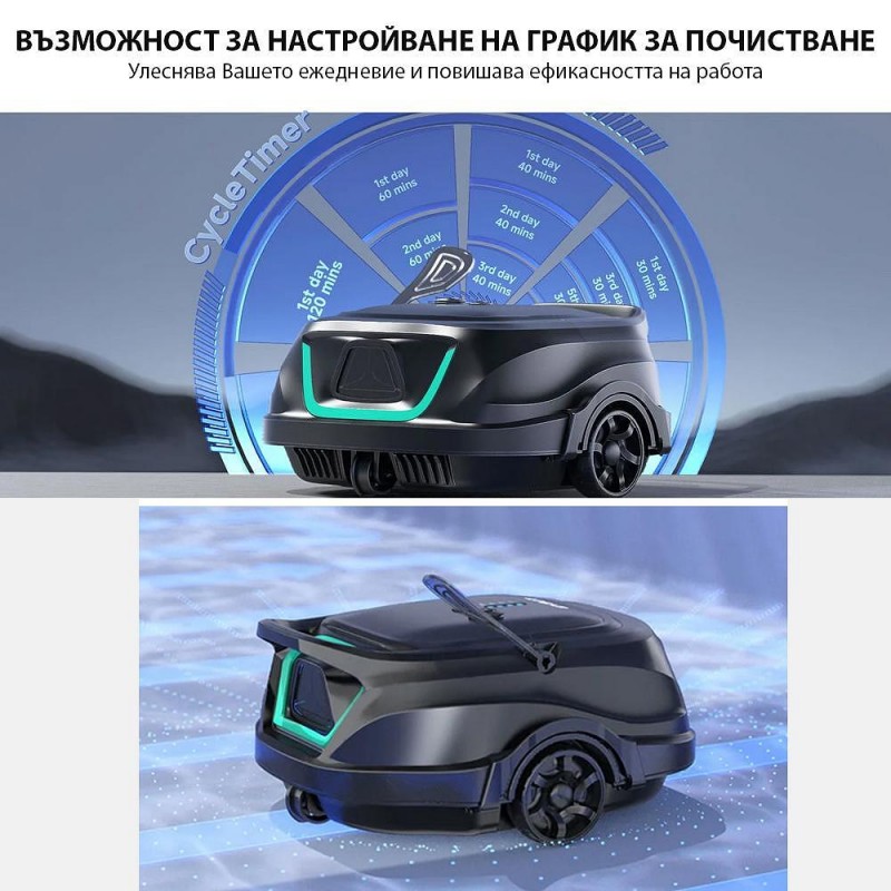 Безкабелен робот за басейни Wybot A1