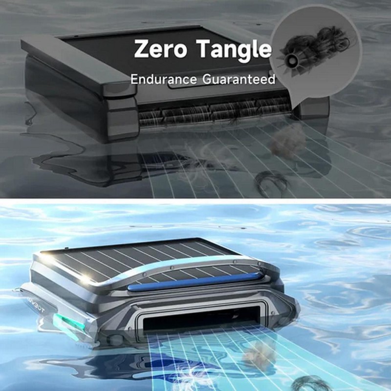 Соларен / DC скимер за почистване на повърхността на водата на басейни Wybot F1