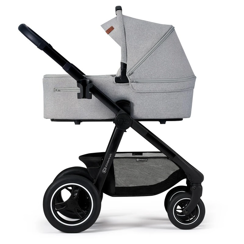 Kinderkraft бебешка количка EVERYDAY 2in1 light grey