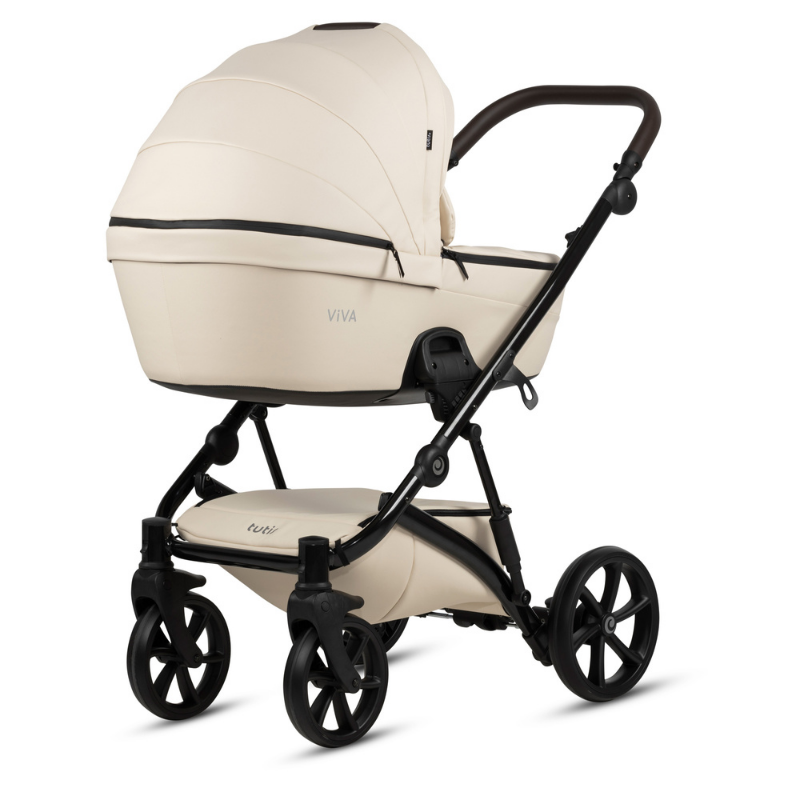 Tutis VIVA 5+ Leather бебешка количка 2в1 086 Vanila