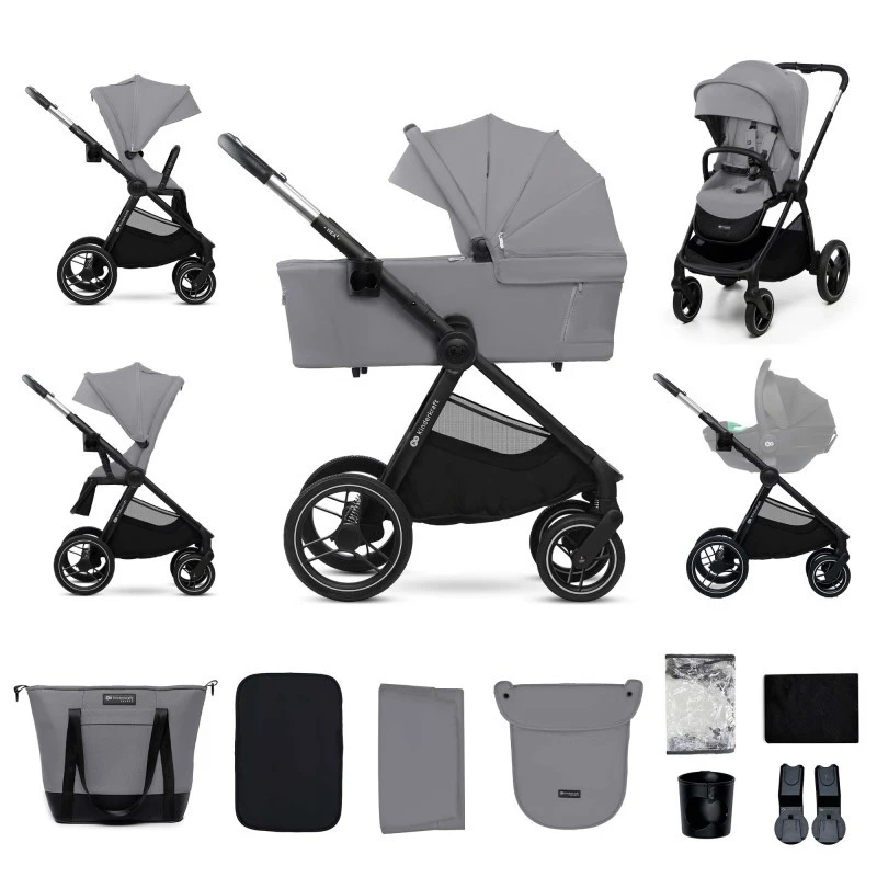 KinderKraft бебешка количка 2в1 NEA 2.0 PLATINIUM GREY