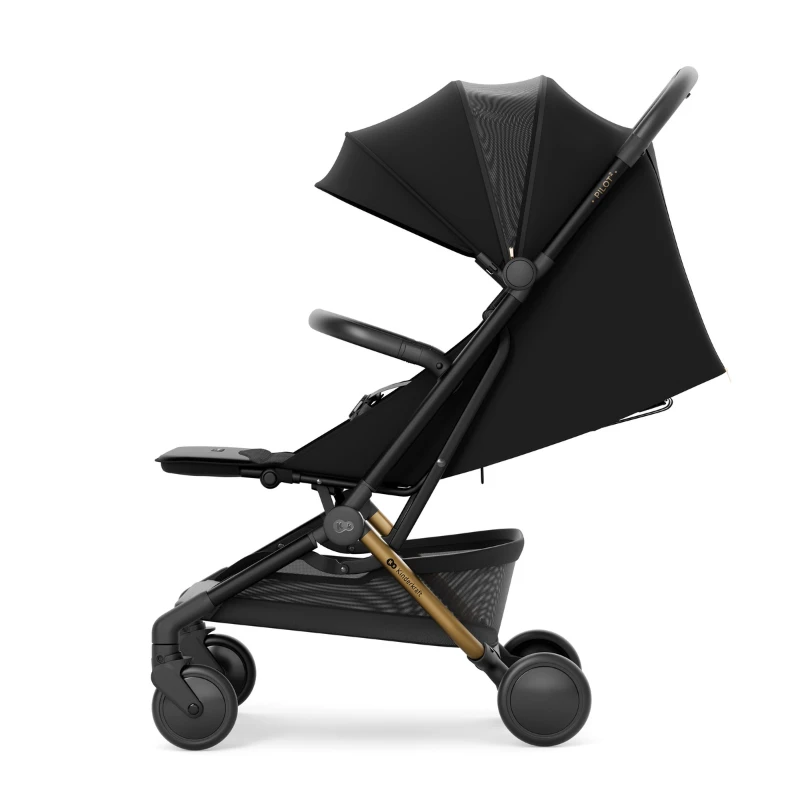 KinderKraft PILOT 2 бебешка количка MIDNIGHT BLACK