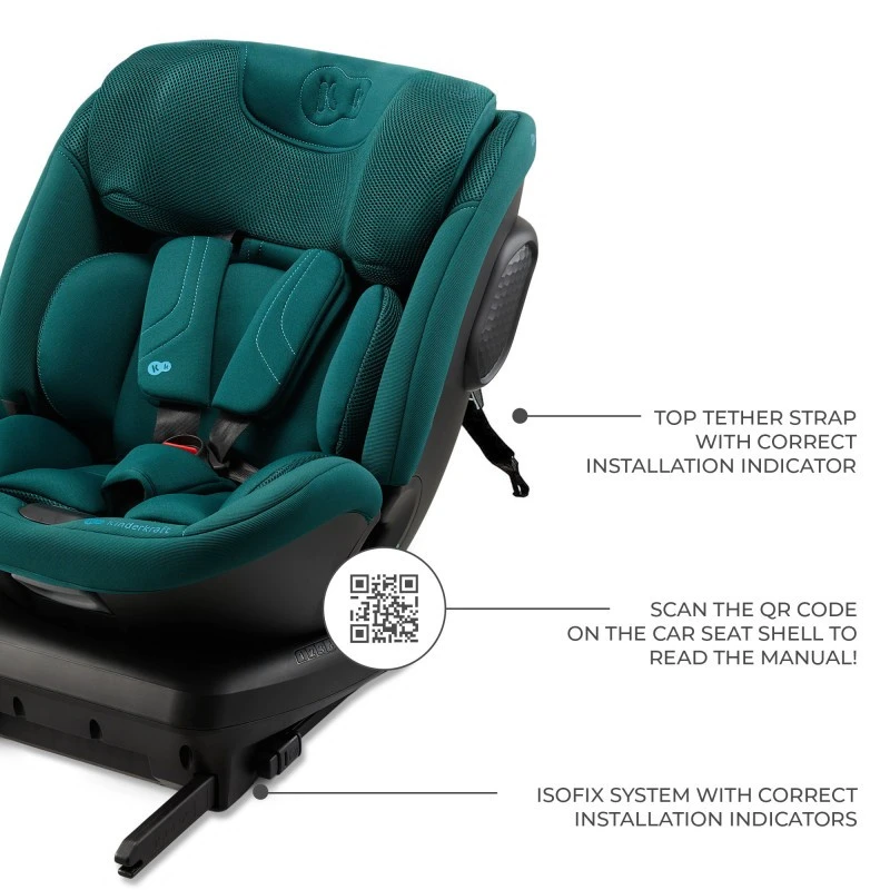 Kinderkraft XPEDITION 3 столче за кола i-Size GREEN