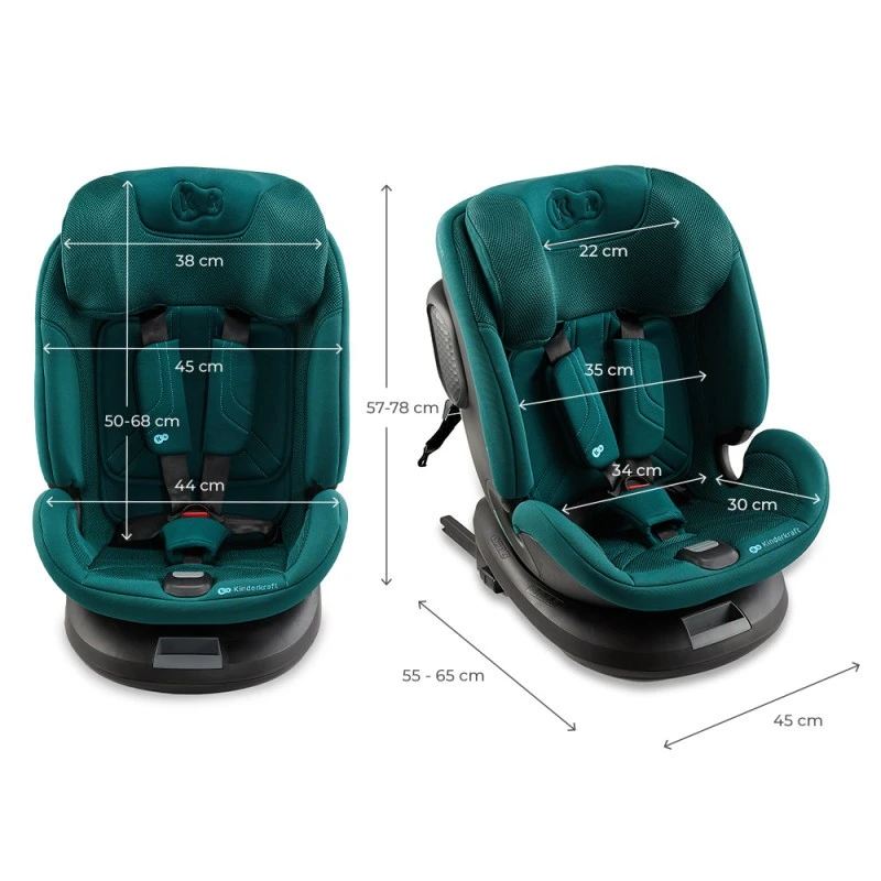 Kinderkraft XPEDITION 3 столче за кола i-Size GREEN