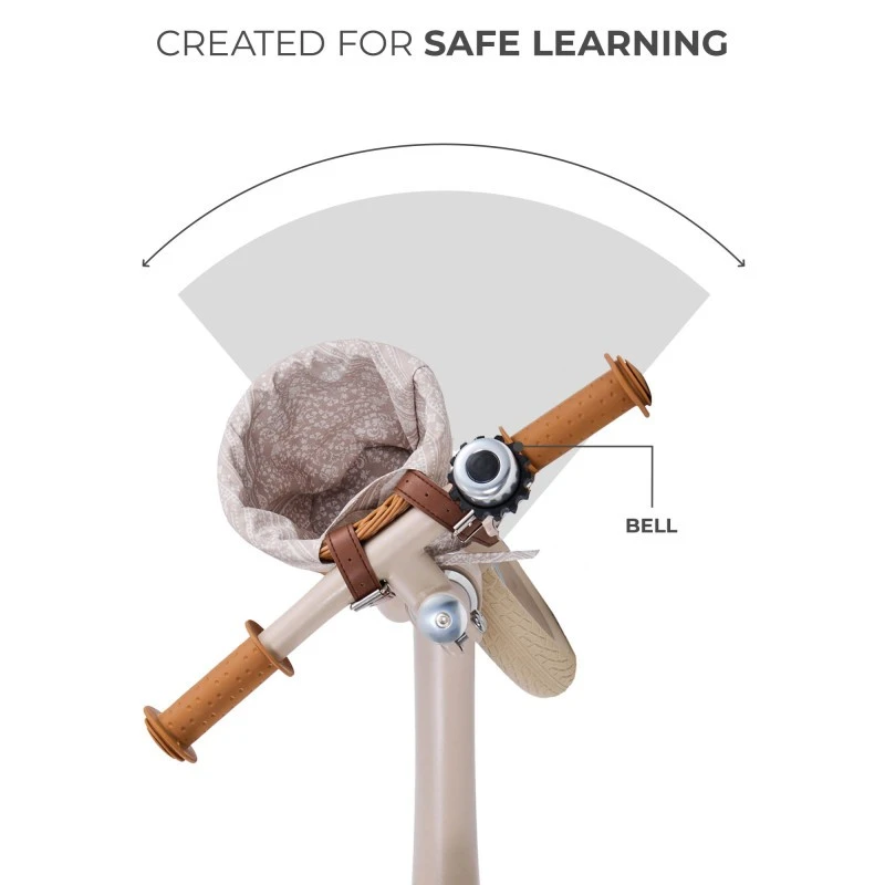 Kinderkraft RAPID 2 колело за баланс BIZUU BEIGE