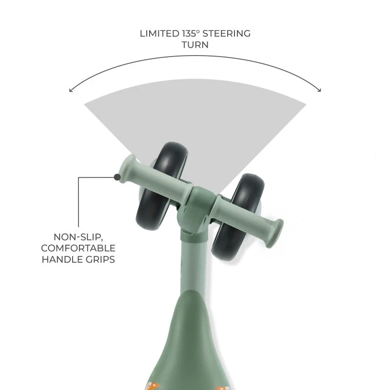 Kinderkraft CUTIE FLASH колело за баланс GREEN