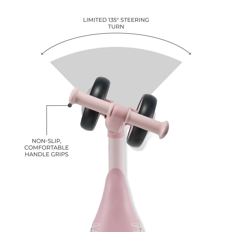 Kinderkraft CUTIE FLASH колело за баланс PINK