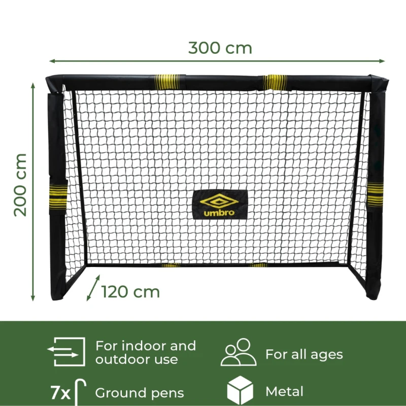 Umbro футболна врата 300x200x120 Pro Tech