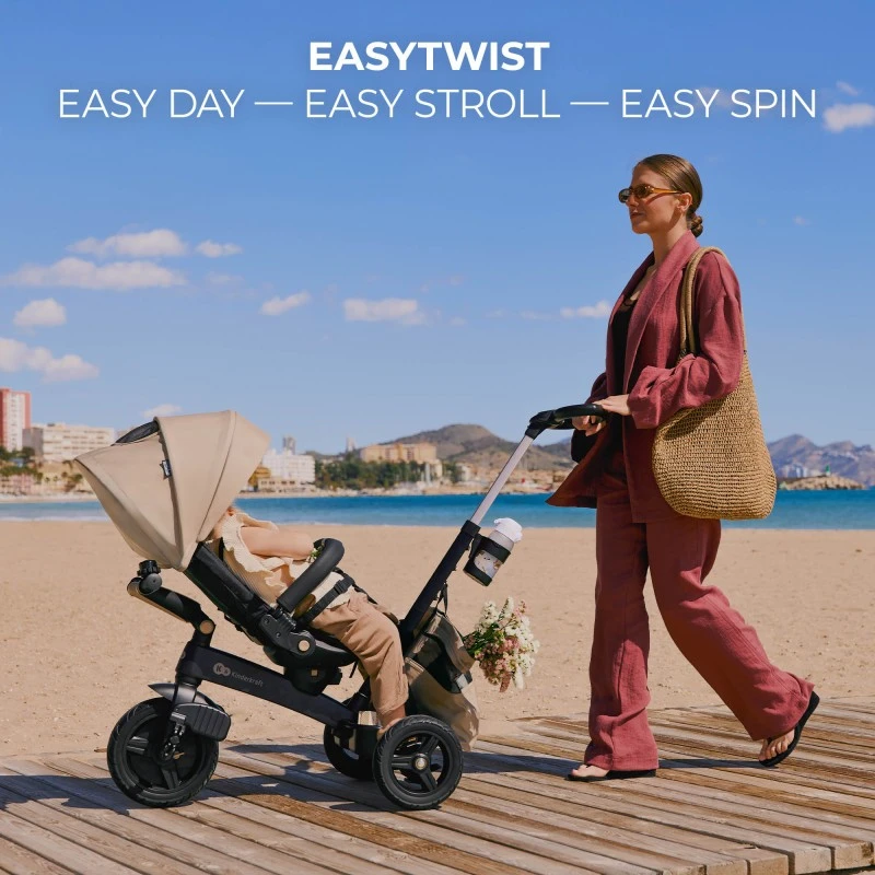 KinderKraft EASYTWIST бежова триколка KREASY00BEG0000