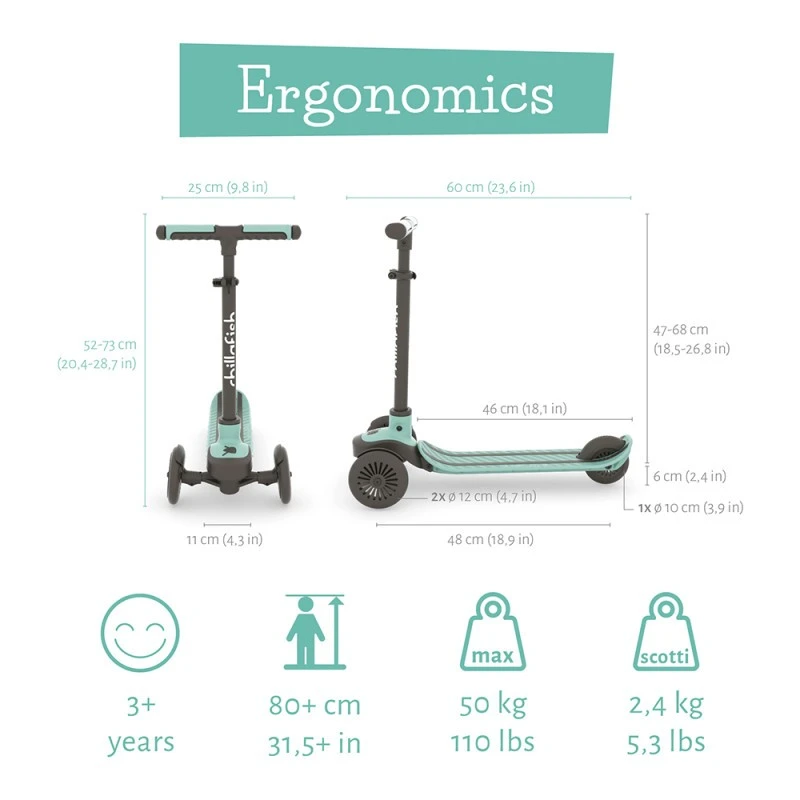 Chillafish Scotti 2 CPSC03MIN тротинетка MINT