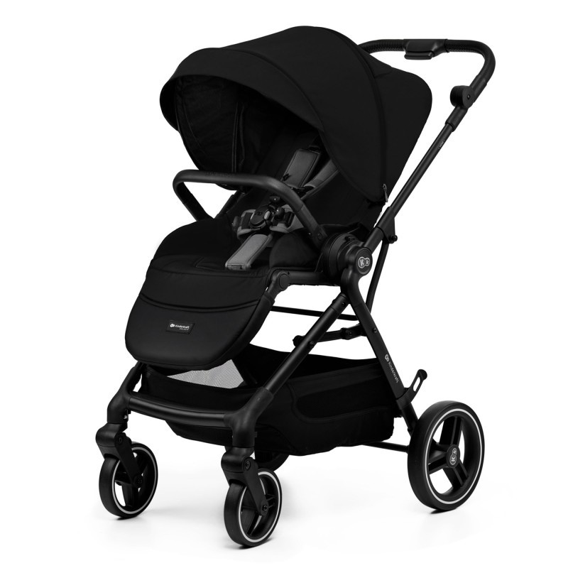 Kinderkraft YOXI бебешка количка 3в1 PURE BLACK