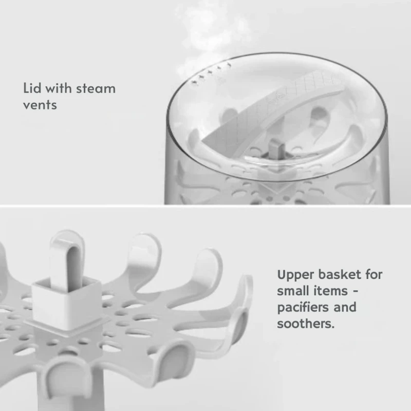 1083 Nuvita Парен стерилизатор за 6 шишета Sterieasy