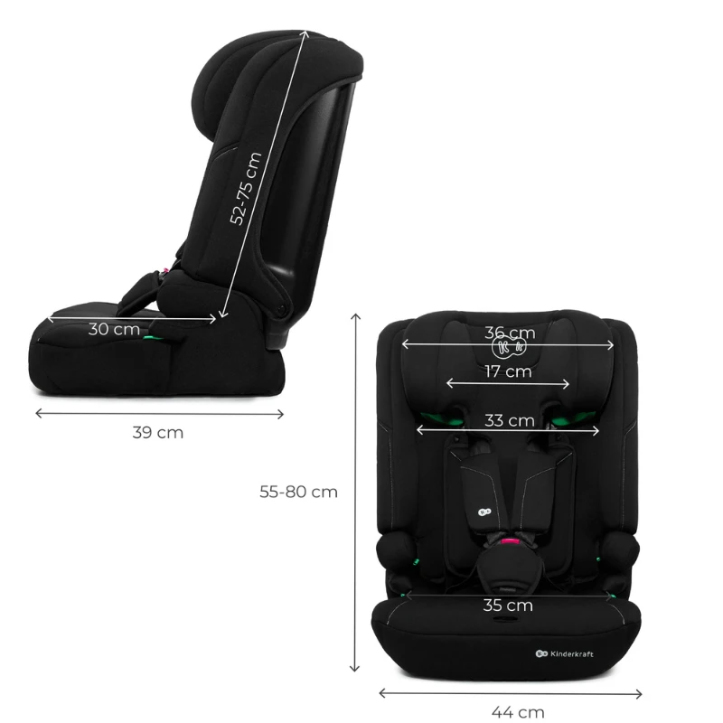 Kinderkraft I-COMFY i-Size столче за кола BLACK