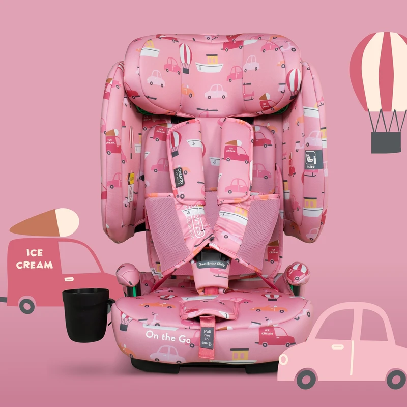 Cosatto CT5923 On The Go I-Size столче за кола ITCHY FEET ROSY