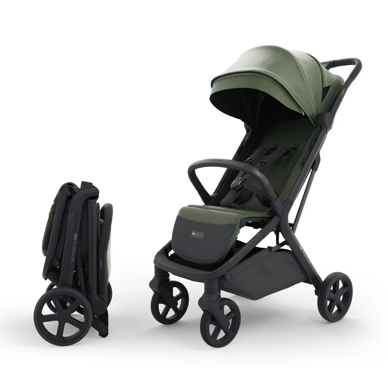 Kinderkraft NUBI 3 бебешка количка MYSTIC GREEN