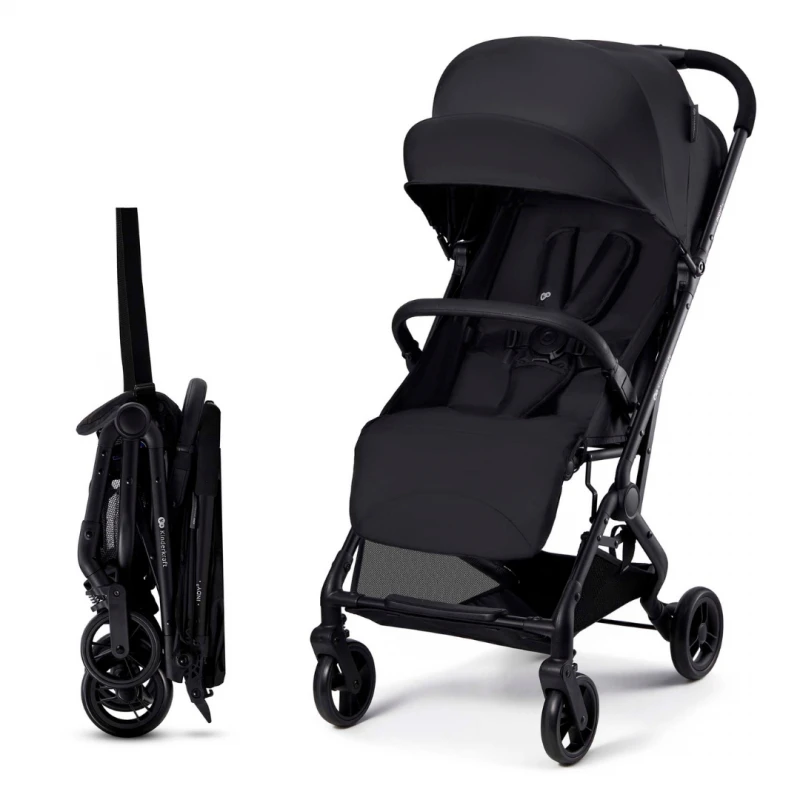 Kinderkraft INDY 3 бебешка количка COAL BLACK