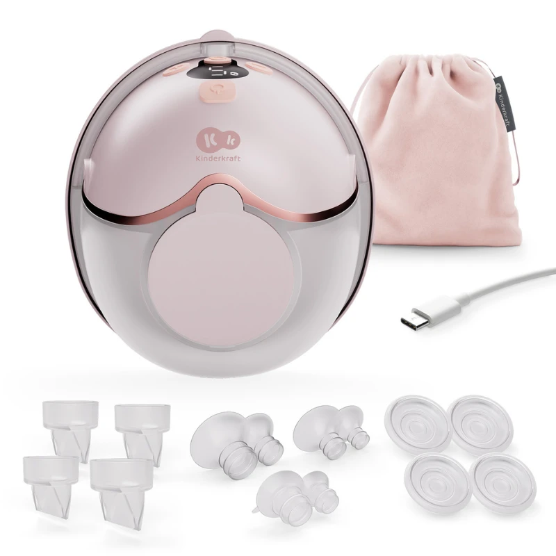 Единична електрическа помпа за кърма Kinderkraft MAMAFLOW PINK