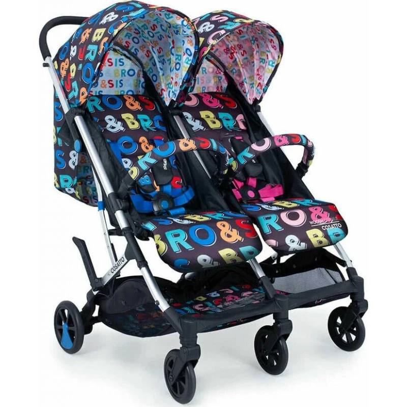 Бебешка количка за близнаци Cosatto Woosh Double BRO&SIS