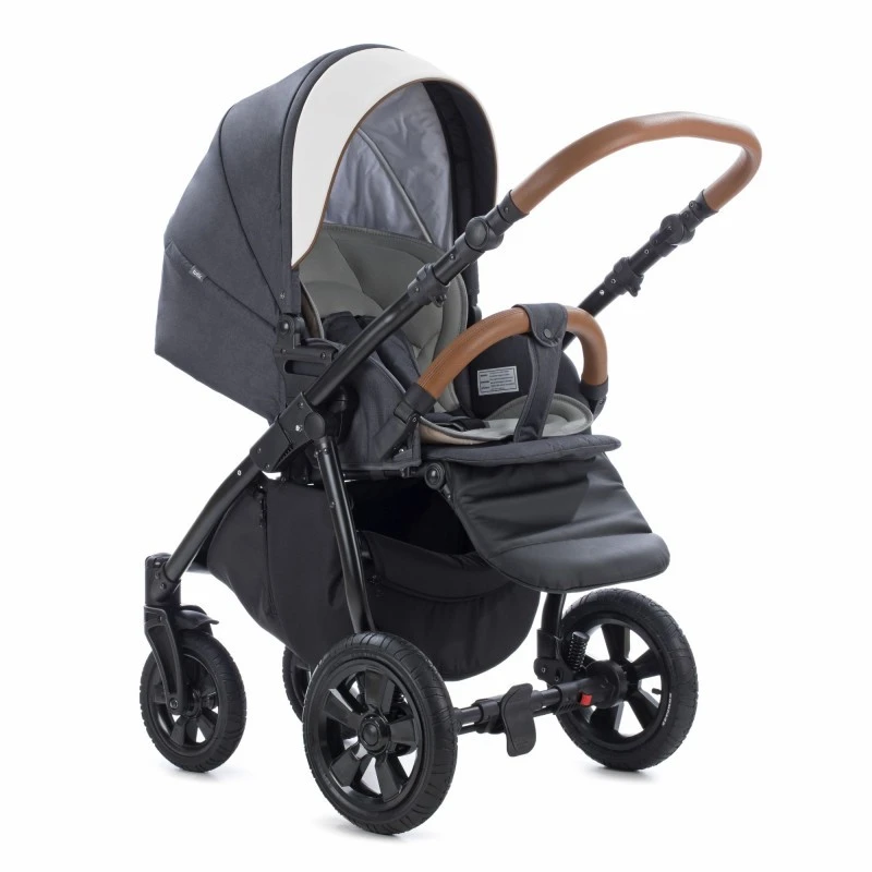 Бебешка количка 3в1 Buba Forester 596, черна