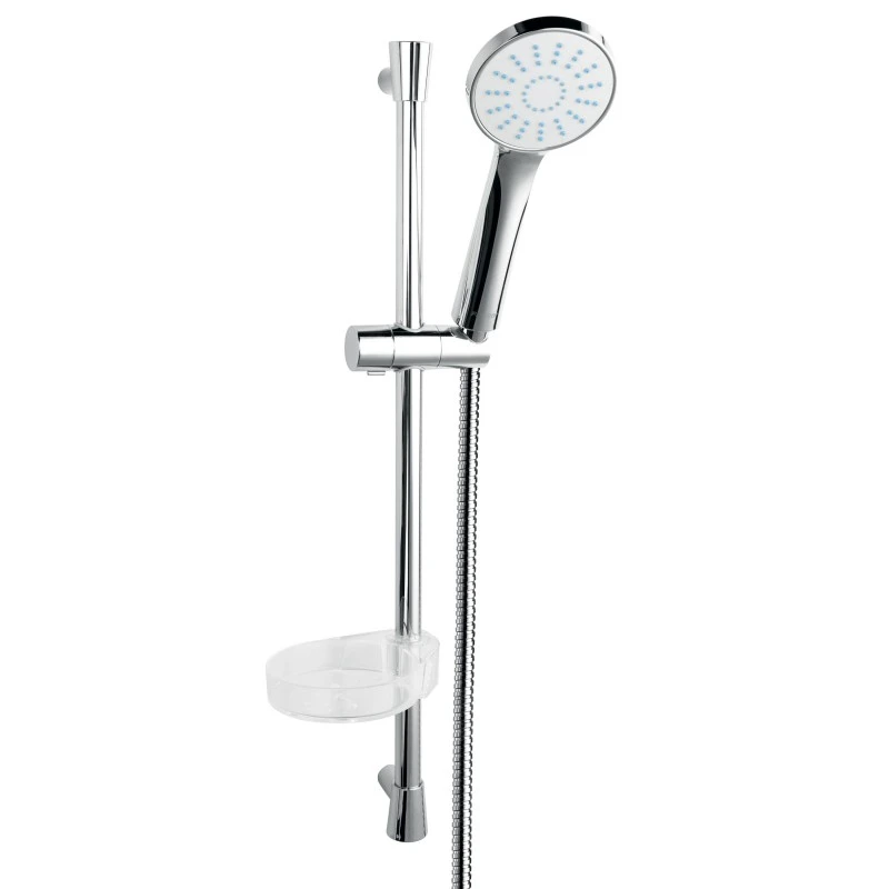 Тръбно окачване Ferro Bellis N180B, Ръчен душ, Сапунерка, Плъзгач, 1 функция, 555 мм