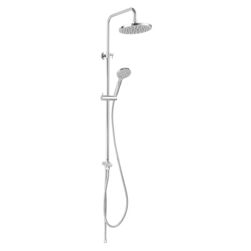 Душ система Ferro Wizard NP45, Ръчен душ с 3 функции, Регулируема височина, 810 - 1150 мм, Хром