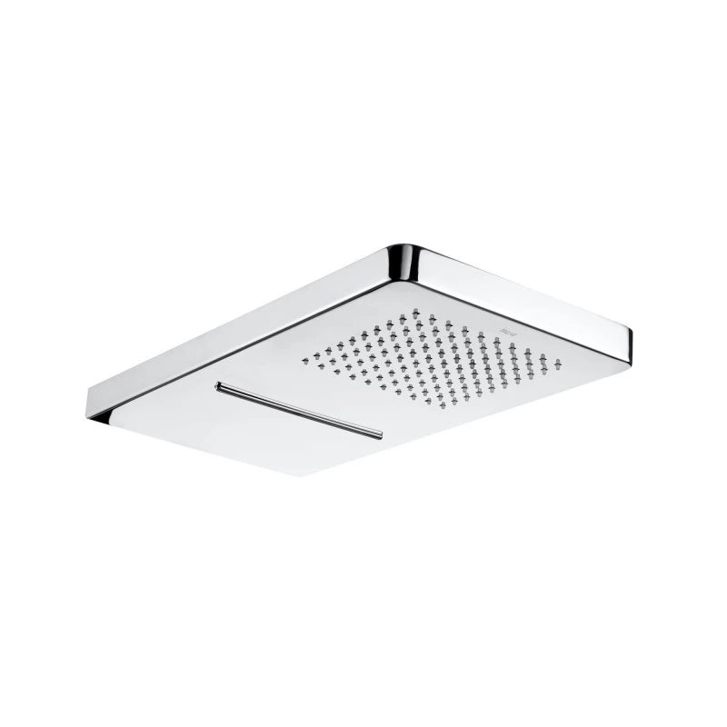 Душ глава Roca Puzzle A5A9978C00, Неръждаема стомана, С каскада, 2 Функции, Монтаж на стена