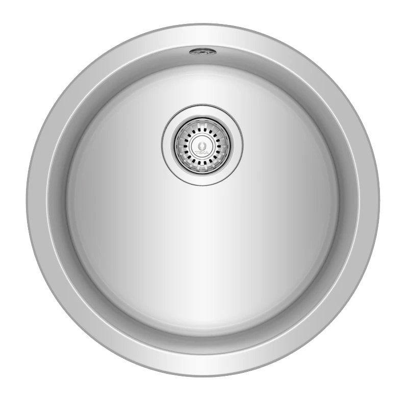 Кухненска мивка Teka Easy Starbright 45 E-XN 1B RND 115020013, Иноксова, За вграждане, Гладка, Мат покритие, За шкаф с отвор Ф 45 см
