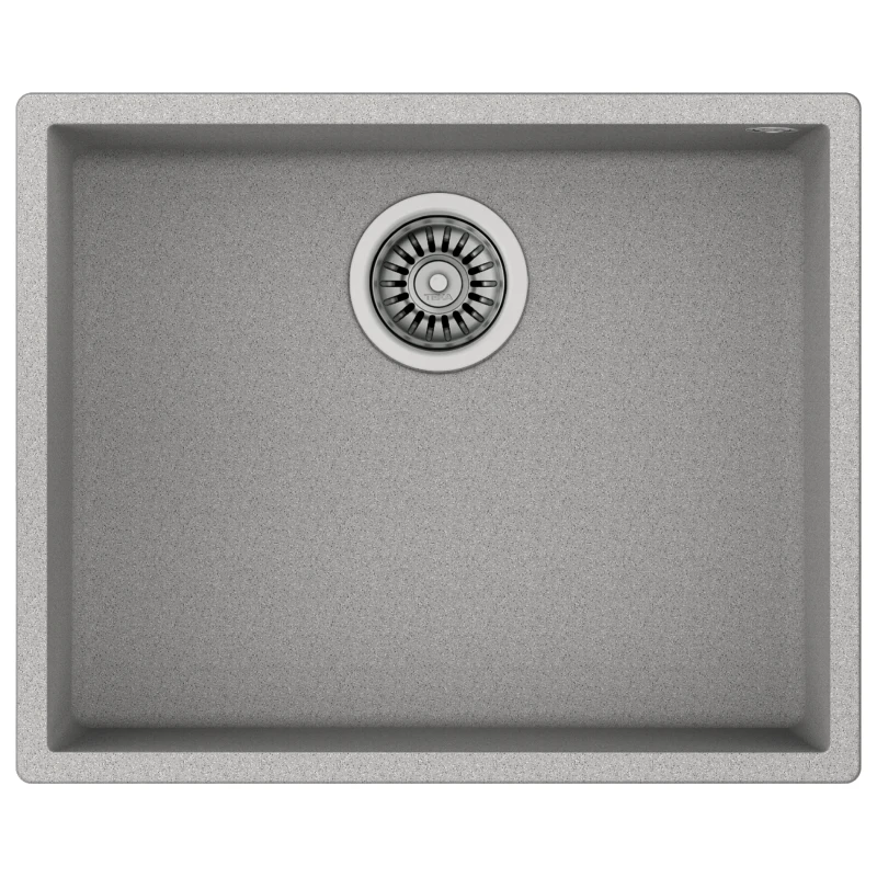 Кухненска мивка Teka Maestro Square 50.40 TG 115230021, Гранитна, За вграждане, Подплотова, За шкаф 60 см, Каменносива