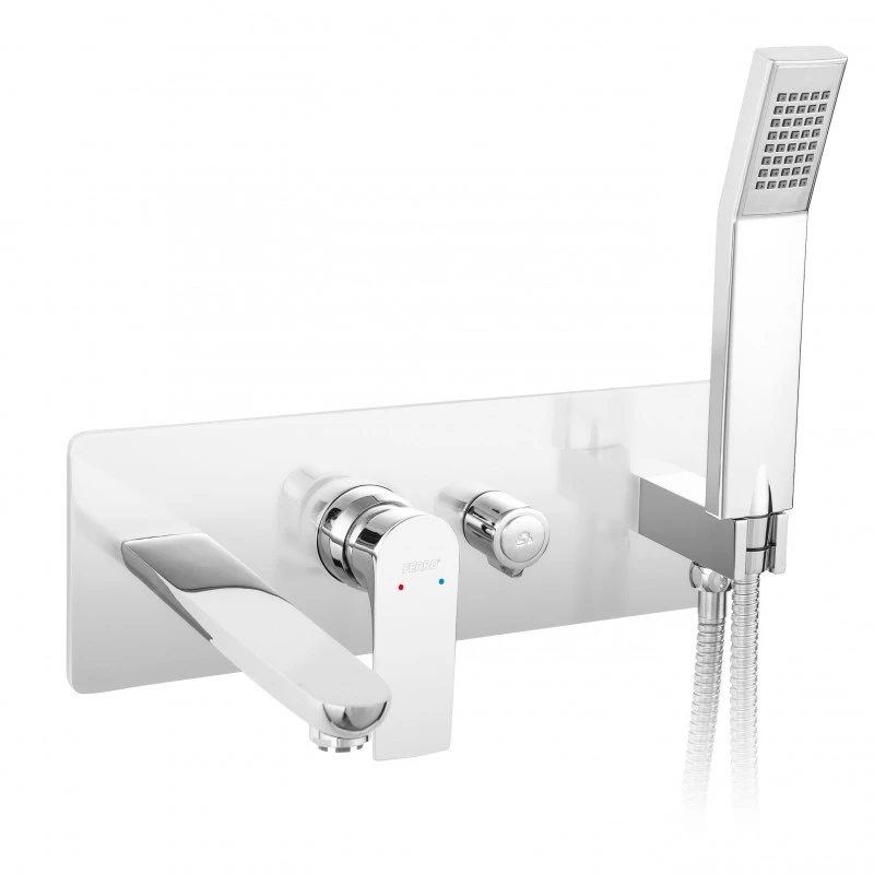 Смесител Ferro Algeo Square,  За вана/душ,  Хром